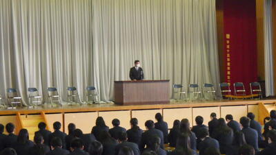 校長先生のお話 校長先生のお話