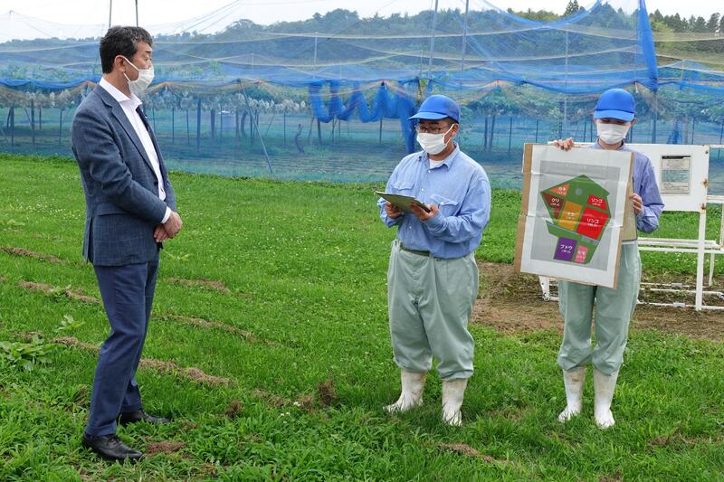 果樹園の説明 果樹園の説明